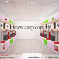 Thiết kế cửa hàng thời trang trẻ em - Anh Nhật - Đồng Tháp